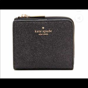 Kate Spade Lola Small L-Zip Bifold Wallet Black